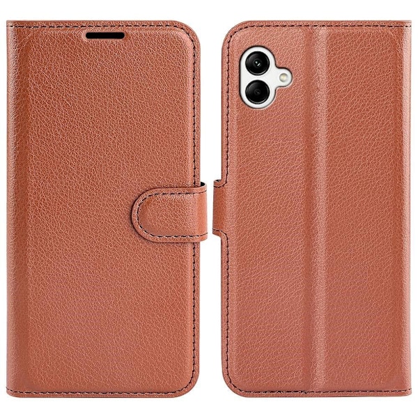 Classic Samsung Galaxy A04 Läppäkotelo - Ruskea Brown