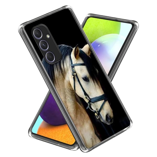 Deco Samsung Galaxy A54 skal - Ädel Häst Vit