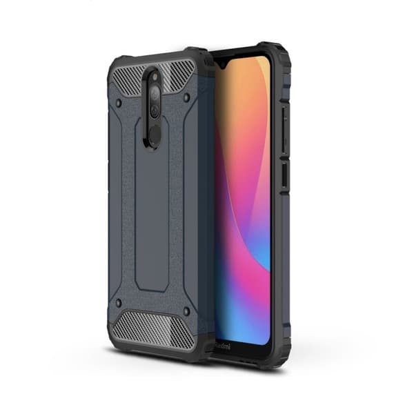 Armour Guard Xiaomi Redmi 8 / 8A kuoret - Tummansininen Blue