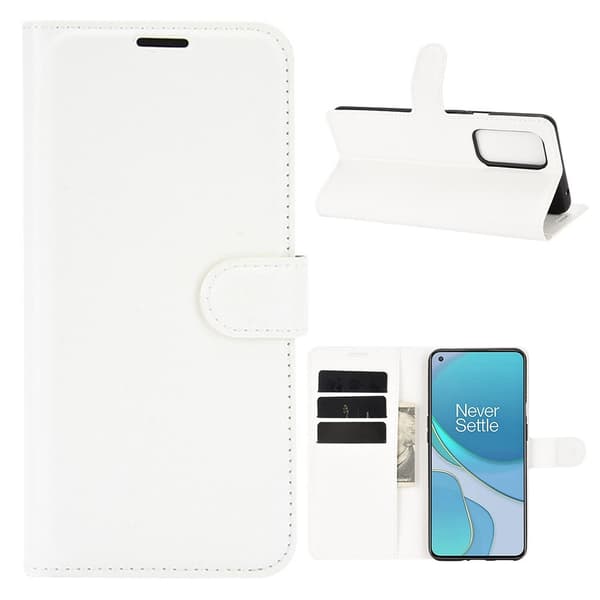 Classic OnePlus 9 Flippetui - Hvit White