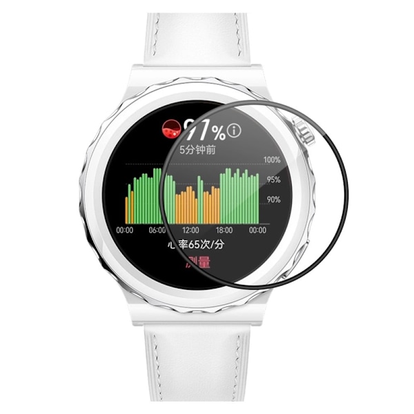 ENKAY Huawei Watch GT 3 Pro 43mm smooth touch curved PMMA screen protector Transparent