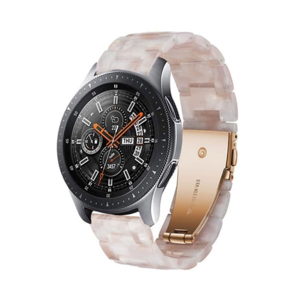 Resin design klockarmband för Huawei Watch GT devices - vit Vit