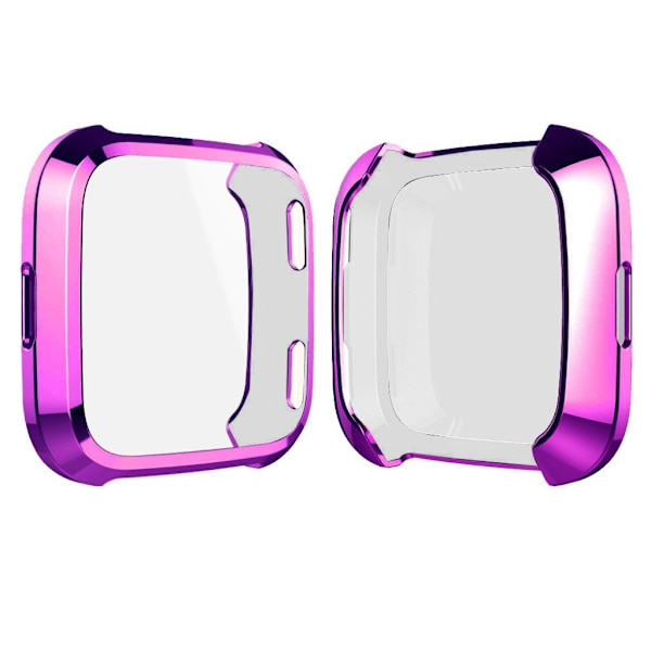 Fitbit Versa elegant elektropläteringsfodral - Lila Lila