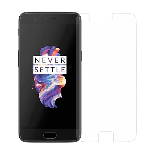 0.3mm karkaistua lasia Oneplus 5 näytönsuojat Transparent