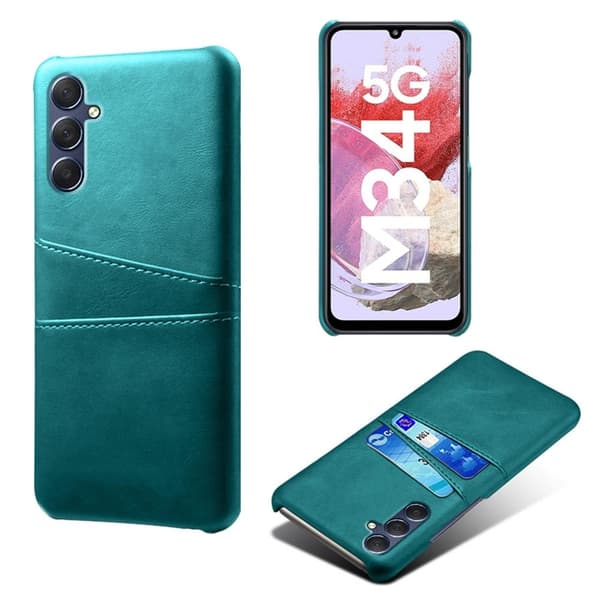 Dual Card Etui Galaxy M34 5g / F34 5g - Grøn Green