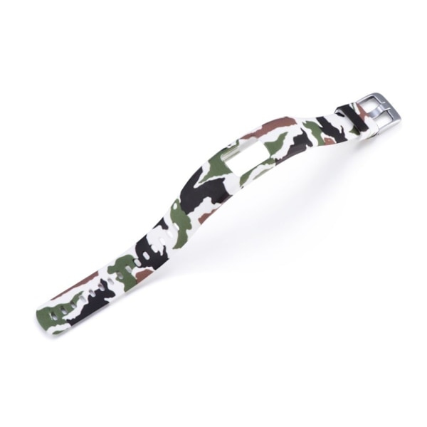Garmin Vivofit 4 mønstret justerbar silikone urrem - Camouflage Mønster Multicolor