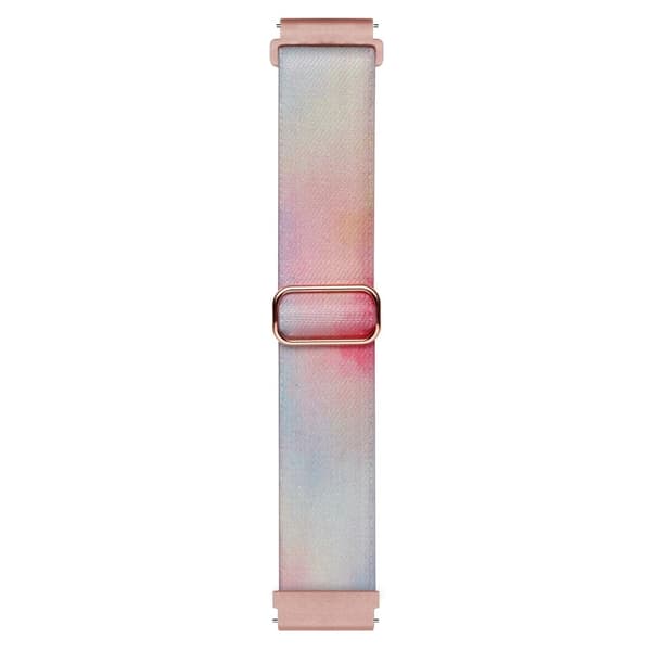 Mønstret nylon-urrem til Coros Apex Pro / Apex 46mm - Phantom Aurora-Design Pink