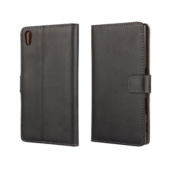 Kvist Sony Xperia Z5 Læder Etui - Sort Black