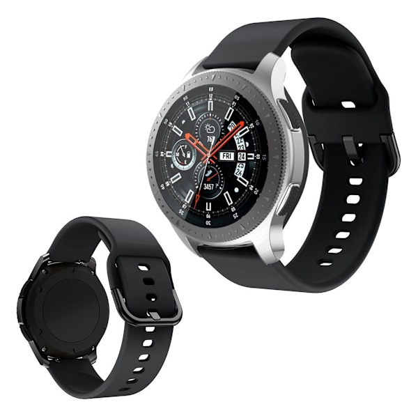 Samsung Galaxy Watch (46mm) silikone Urrem - Sort Black