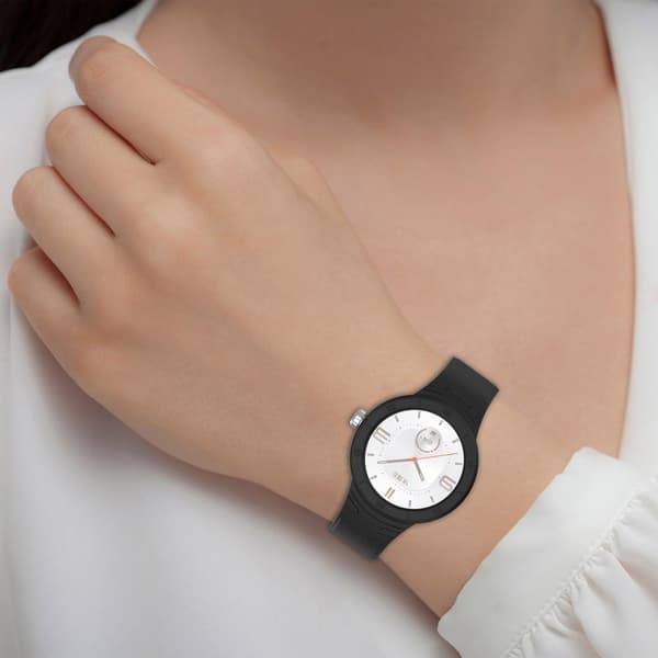 Huawei Watch GT Cyber silikoninen ranneke - Musta Black