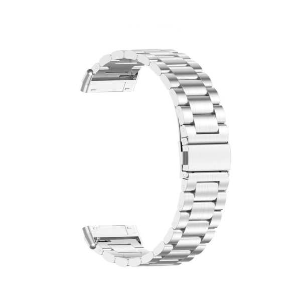 Fitbit Sense 2 / Versa 4 / 3 stainless steel watch strap - Silve Silvergrå