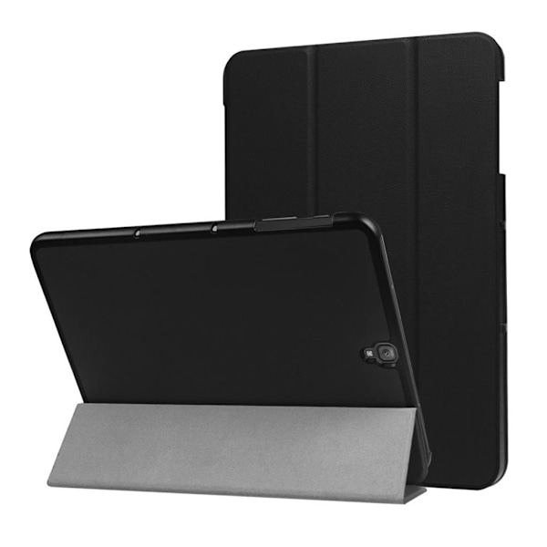 Samsung Galaxy Tab S3 stilfuldt og holdbart læder-etui - Sort Black