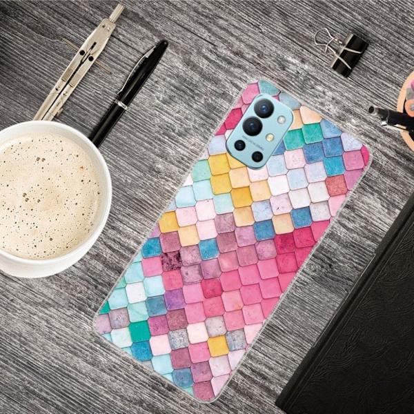 Deco Oneplus 9r Etui - Farverig Firkanter Multicolor
