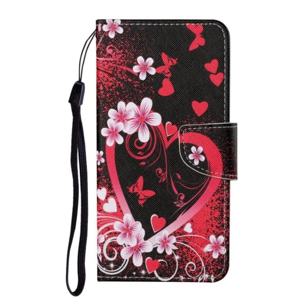 Wonderland Samsung Galaxy S21 FE Flip etui - Hjerte Red