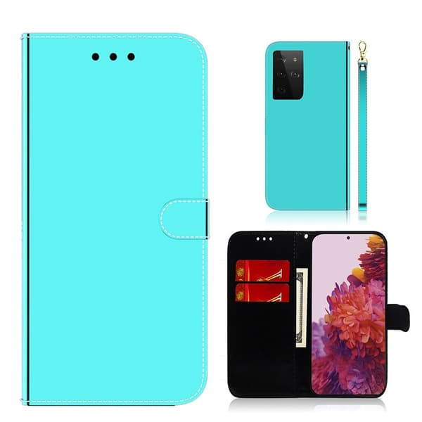 Mirror Samsung Galaxy S21 Ultra 5G flip case - Syaani Green