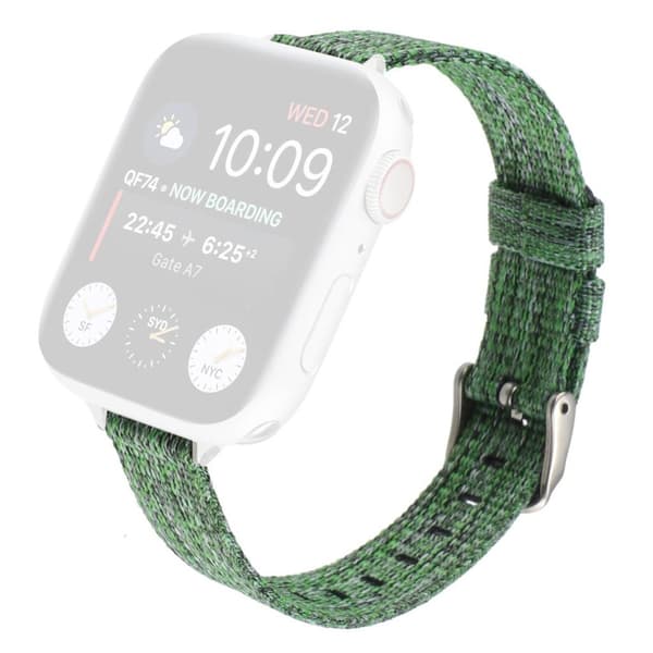 Apple Watch Series 6 / 5 44mm nylon urrem - Grøn Green