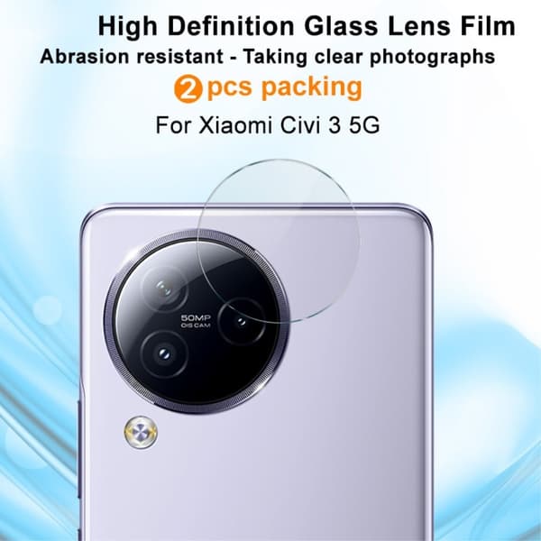 Erittäin kirkas Xiaomi Civi 3 näytönsuojus Transparent