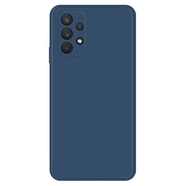 Skråt gummicover mod fald til Samsung Galaxy A32 - Mørkeblå Blue