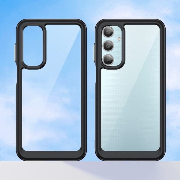 Samsung Galaxy M35 smart akryl cover - Sort Black
