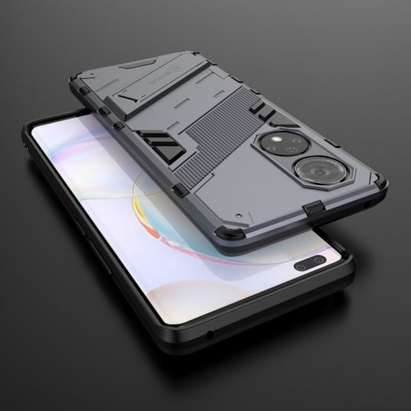 Shockproof Hybrid Suojakuori With A Modern Touch For Huawei Nova 9 Pro / Honor 50 Pro - Tummansininen Blue