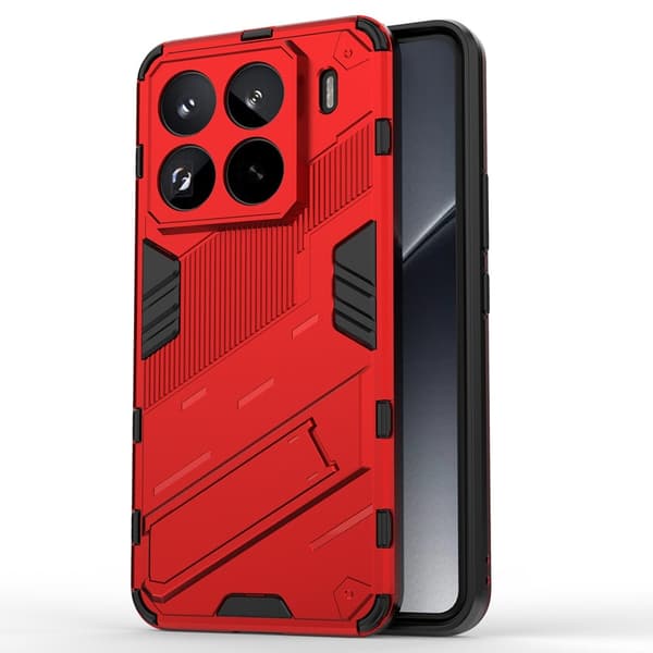 Stötsäkert Xiaomi 15 Pro skal med modernt utseende - Röd Röd