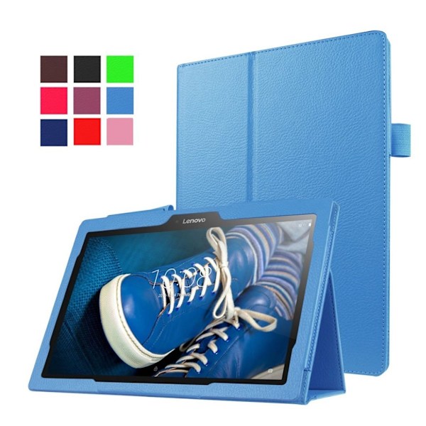 Lenovo Tab 10 TB-X103F litchi-nahkainen nahkakotelo - Vauvasininen Blue