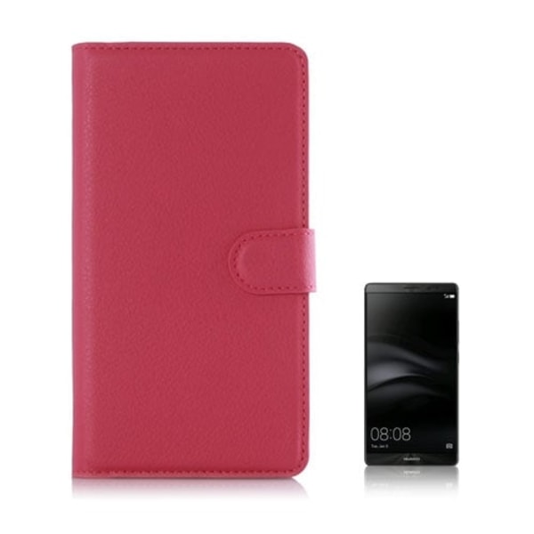 Moen Huawei Mate 8 læder-etui med kortholder - Rosa Pink