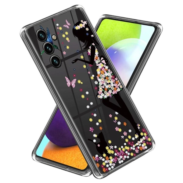Deco Samsung Galaxy A34 5G Etui - Blomst Fe Multicolor
