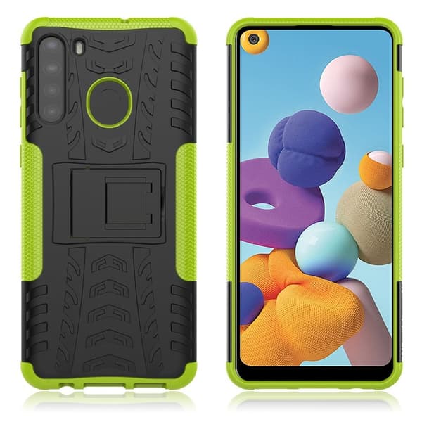 Offroad Samsung Galaxy A21 skal - Grön Grön