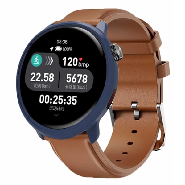 Mibro Watch Lite2 Watch Protective Frame Impact-Resistant Scratch-Resistant Half Wrapped Cover - Midnatsblå Blue
