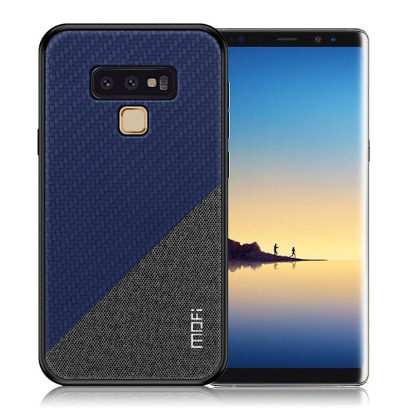 MOFI Honor Series Samsung Galaxy Note9 mobiletui i hybridmaterialer med skridsikker overfalde - Blå Blue