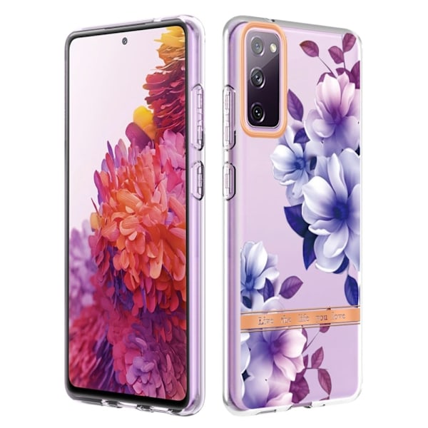 Supertyndt og slidstærkt softcover til Samsung Galaxy S20 FE 5G / S20 FE - Lilla Begonia Purple