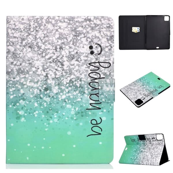 Mønstertryk Læder Stand Tablet Case iPad Pro 11-tommer (2021)/Air (2020)/Air (2022) - Vær Glad Multicolor