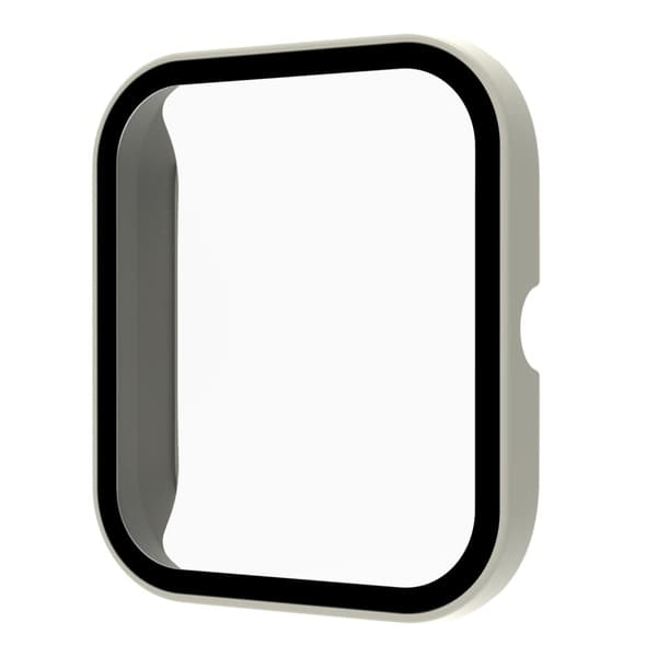 Haylou GST LS09B cover with tempered glass screen protector - Beige Brun