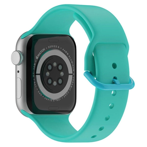 Yksinkertainen silikoninen kellohihna Apple Watch Series 8 (41mm) - Vihreä Green