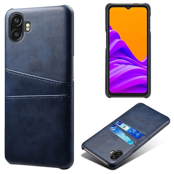 Samsung Galaxy Xcover 2 Pro skal med korthållare - Blå Blå