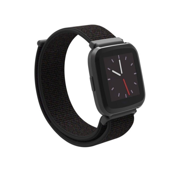 Fitbit Versa Lite tarranauha kellon ranneke   - Musta Black