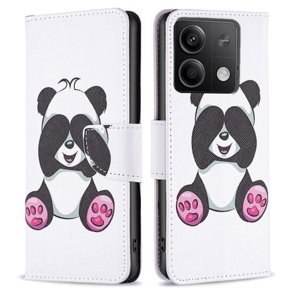 Wonderland Xiaomi Redmi Note 13 flip etui - Panda White