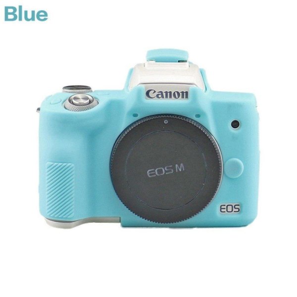 Canon EOS M50 durable silicone case - Blue Blue