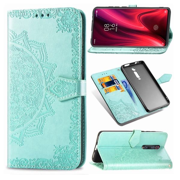 Mandala Xiaomi Redmi K20 Pro etui - Cyan Blue
