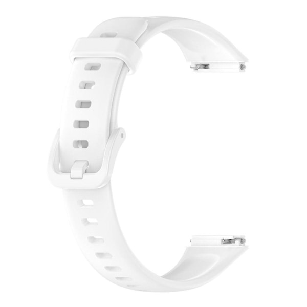 Huawei Band 7 silicone watch strap - White Vit