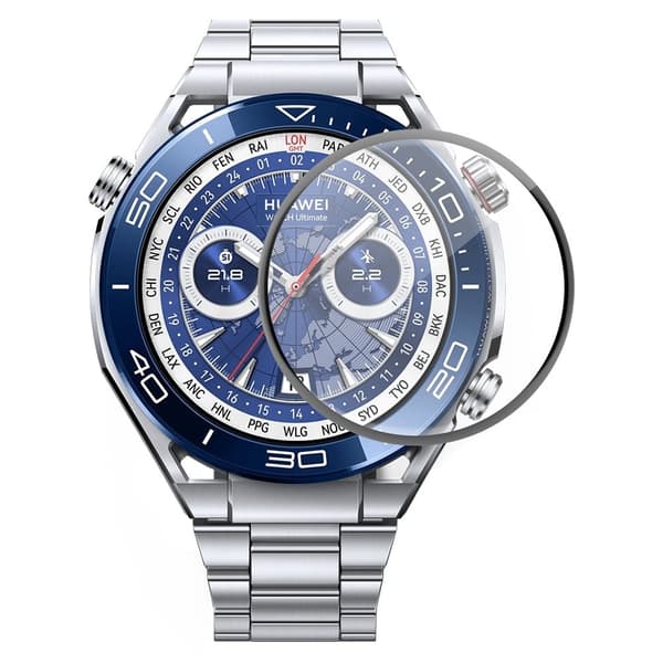 HAT PRINCE Huawei Watch Ultimate arc edge tempered glass screen protector Transparent