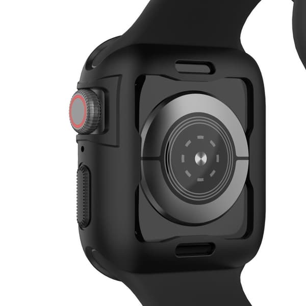 Apple Watch Series 5 40mm silikonikehys - Musta Black