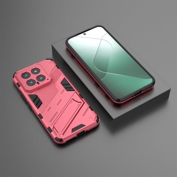 Stødsikkert moderne Xiaomi 14 hybridcover - Pink Pink