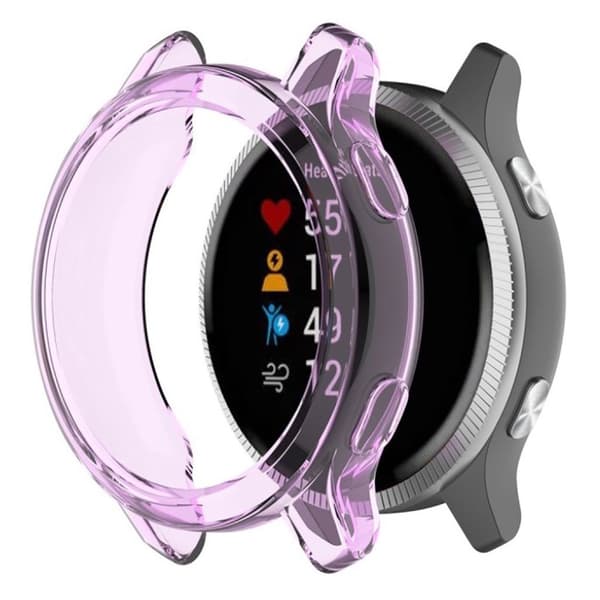 Garmin Venu holdbart etui - Gennemsigtig Lilla Purple
