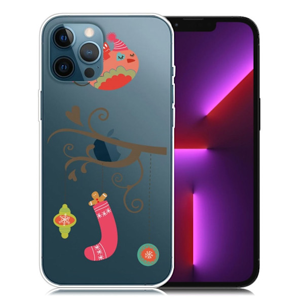 Julfodral till iPhone 13 Pro - Gren multifärg