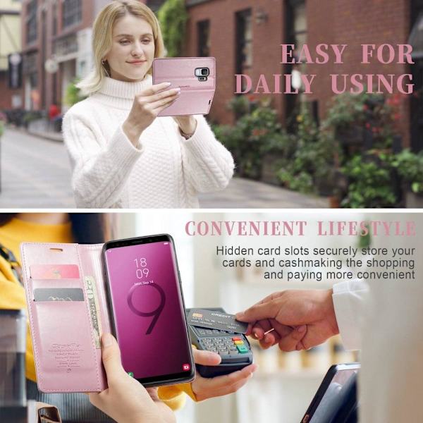 CaseMe Samsung Galaxy S9 Smooth Etui - Lyserød Pink