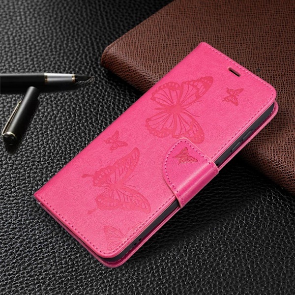 Butterfly Nokia G20 Flip etui - Rose Pink