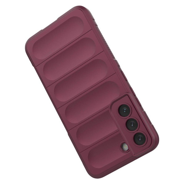 Mjukt greppformat Samsung Galaxy S22 skal - Röd Röd