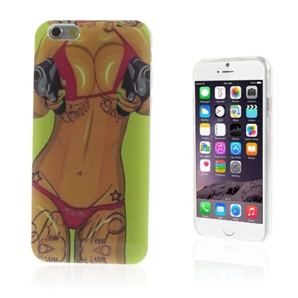Westergaard (Tattoo Bikini Jente) iPhone 6 Deksel Multicolor